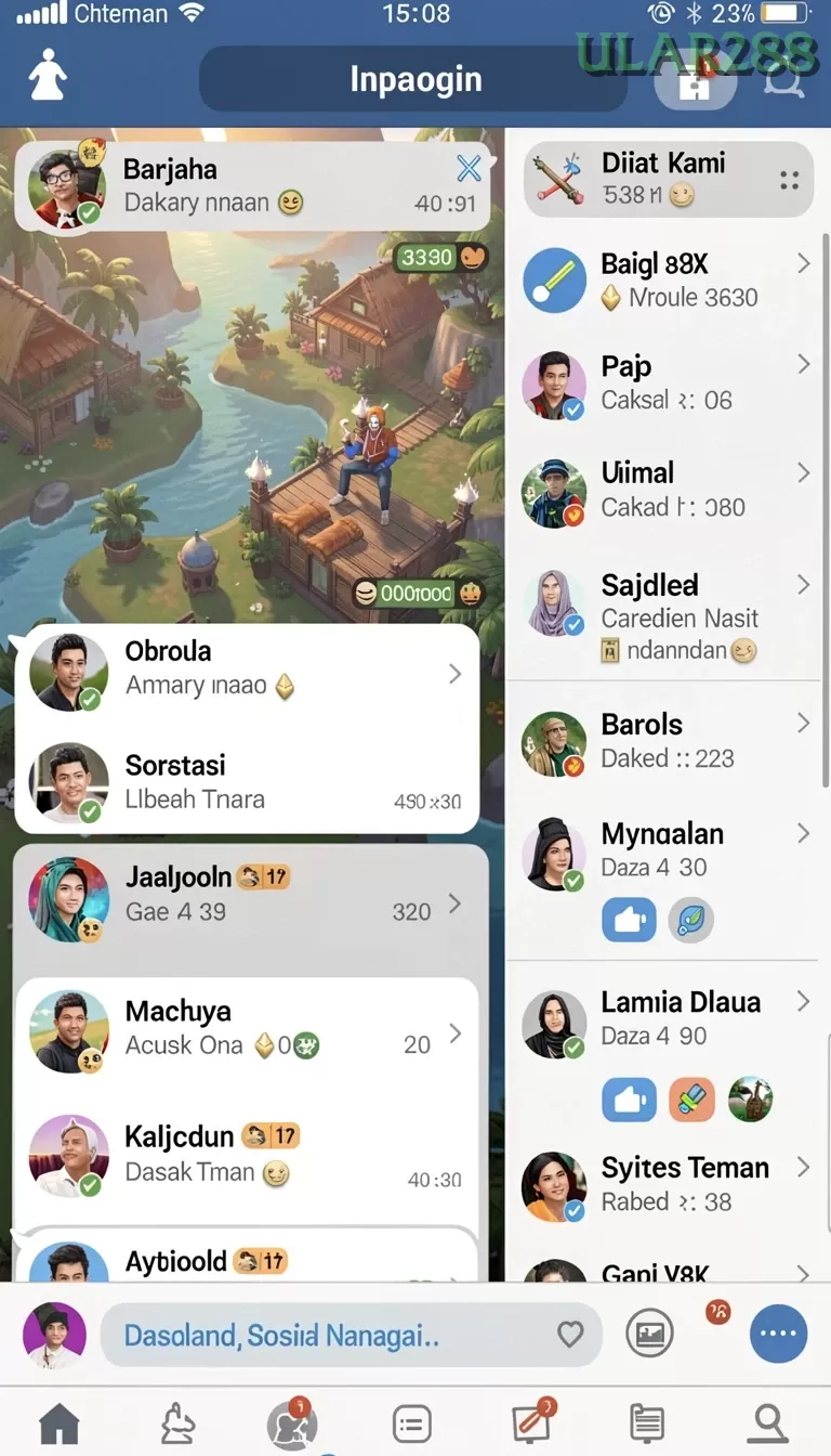 Cuplikan layar GILA138 — aktivitas